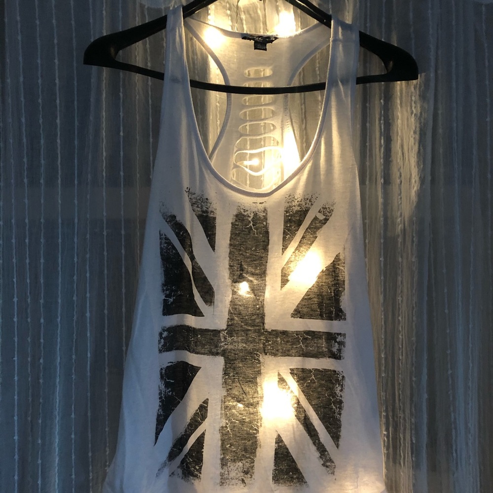 Racer Back Cut Open Top Tank Top
